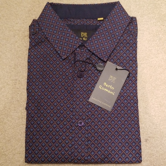 Berto Romani Other - NWT Berto Romani long sleeve button down